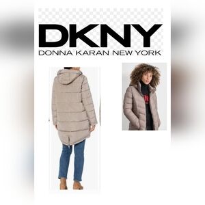 ❄️🔥NWOT DKNY PUFFER MIDI JACKET